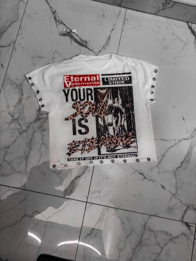 Newspaper Rockstar Tee