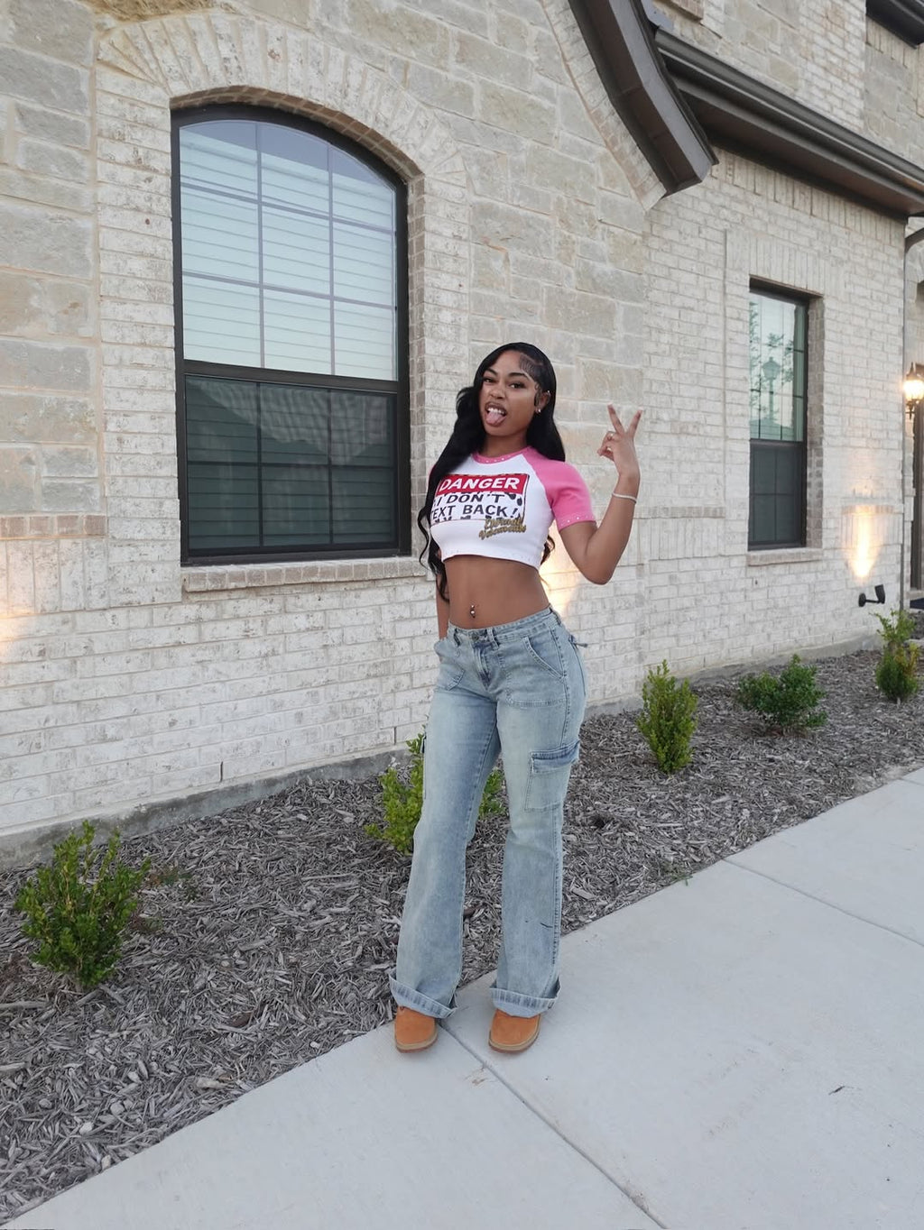 Left On Delivered Crop Top