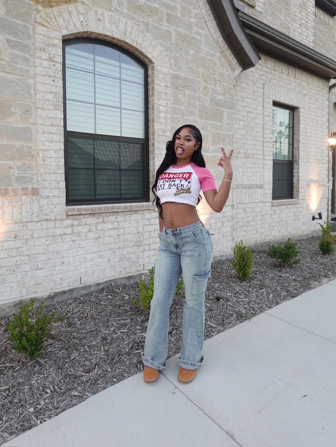 Left On Delivered Crop Top