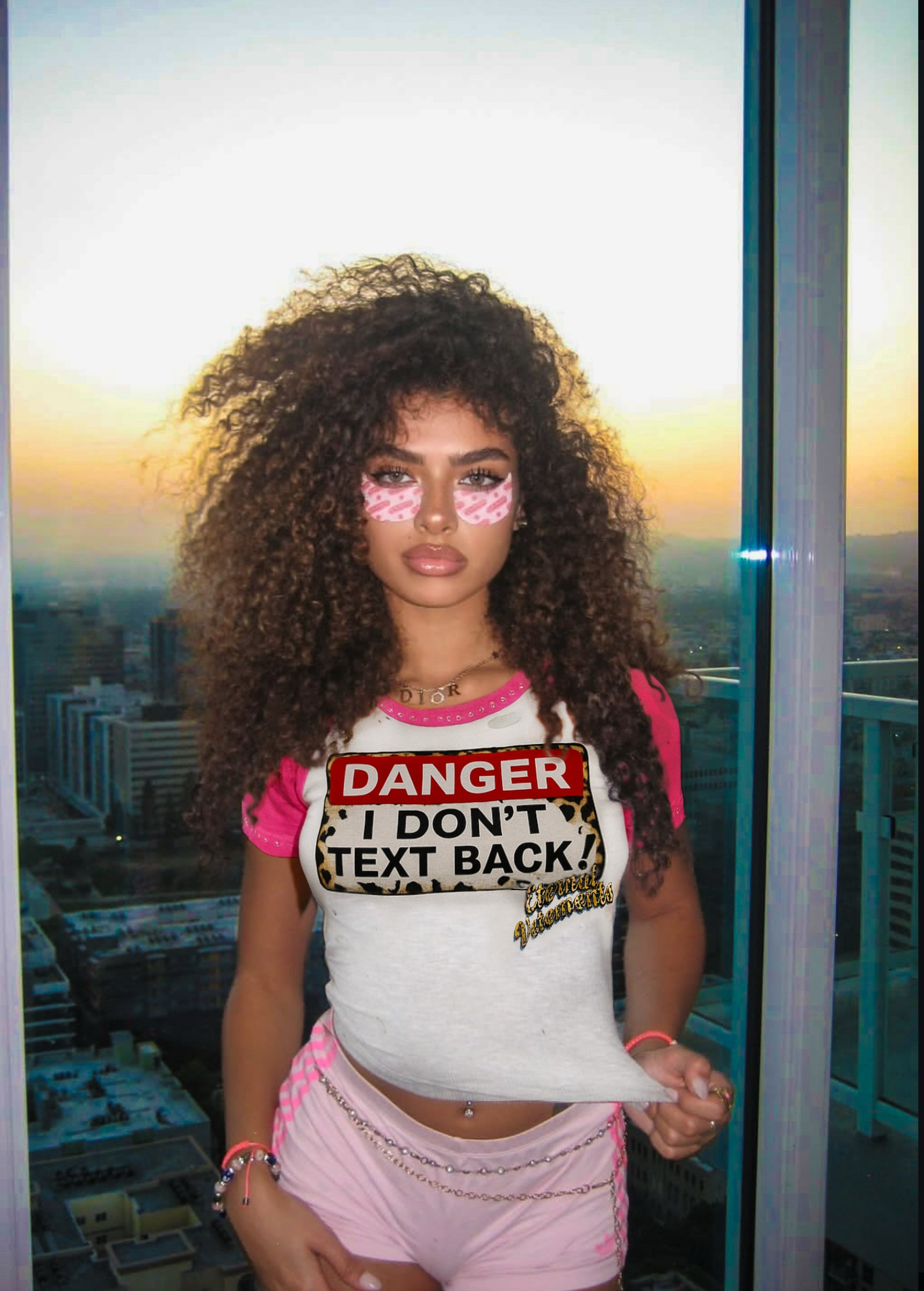 Left On Delivered Crop Top
